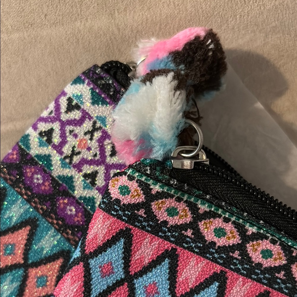 Colorful Patterned Women's Pouch Set - Picture 4 of 6